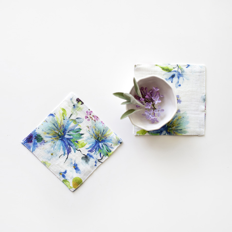 301/Flower on white 