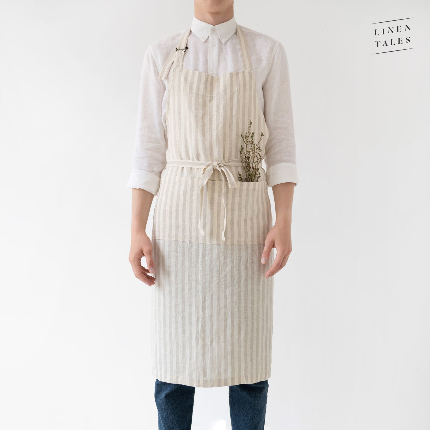 203/Natural white stripe