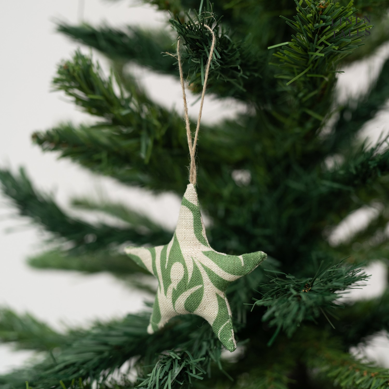 XMC-D02  801/Evergreen Damask on natural