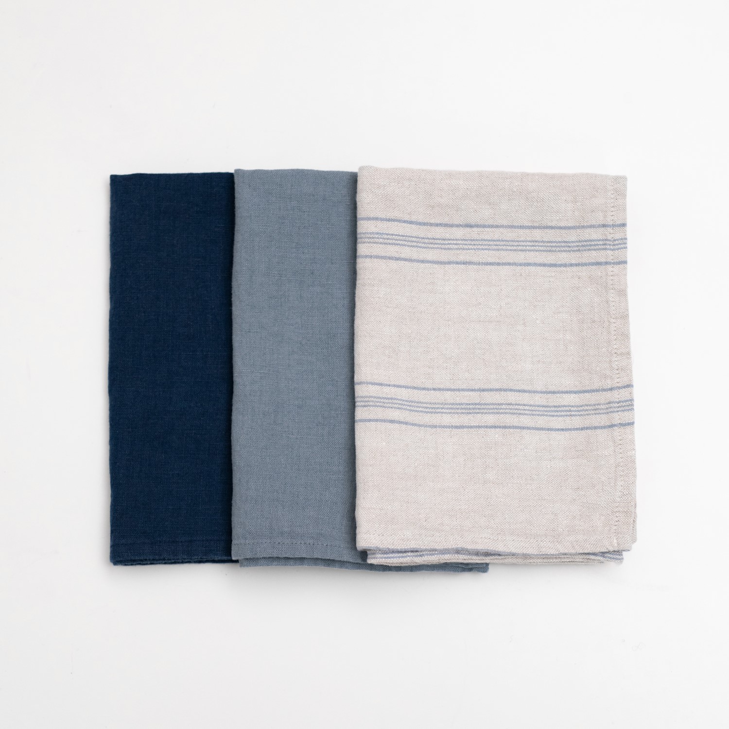Navy- Blue fog- Gray Blue Wide Stripe rus