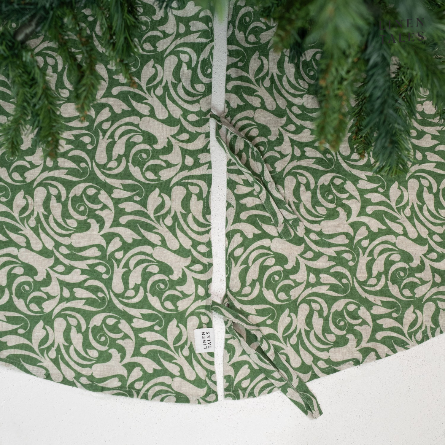 XMC-SK02  801/Evergreen Damask on natural