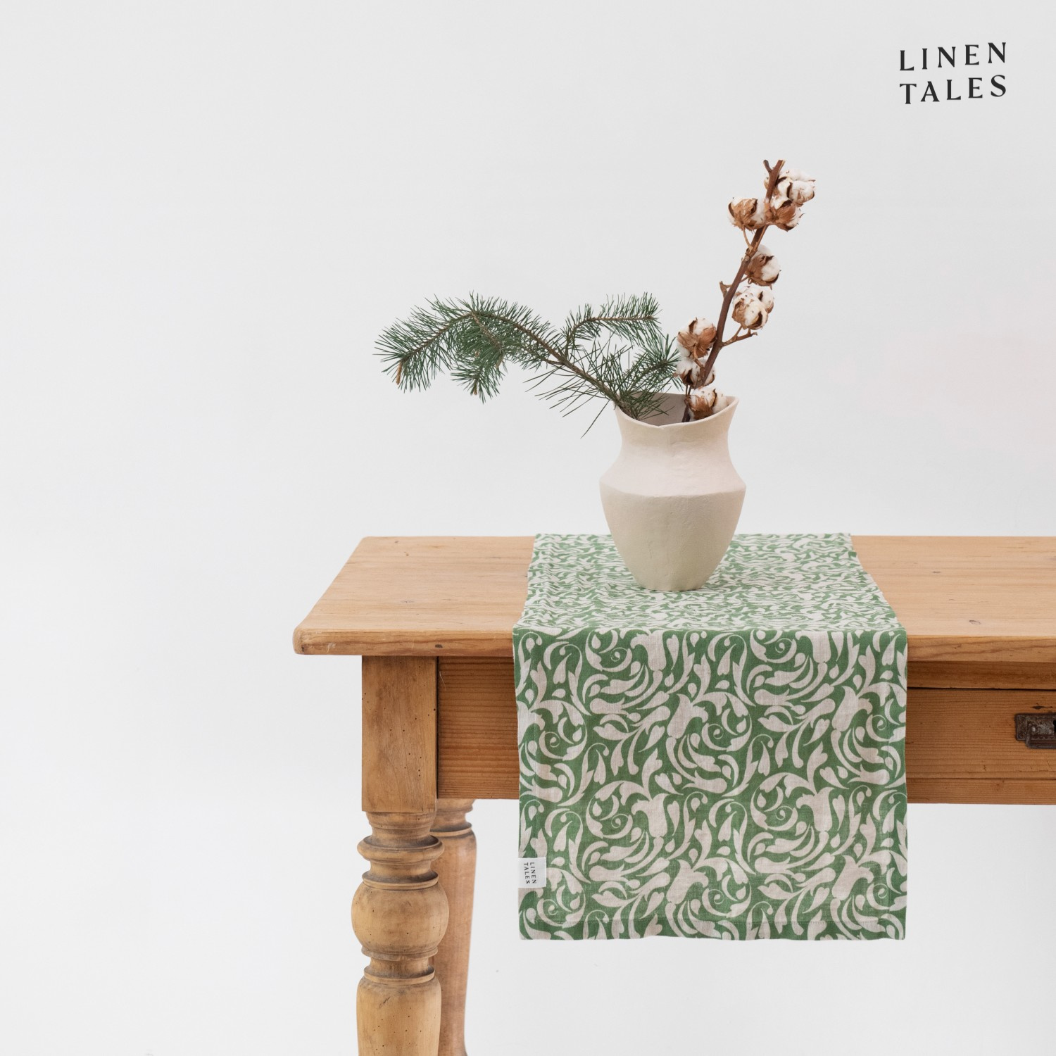 PT-TR01(02) 801/Evergreen Damask on natural