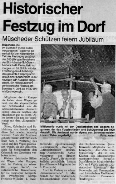 Westfalenpost 02.06.2000