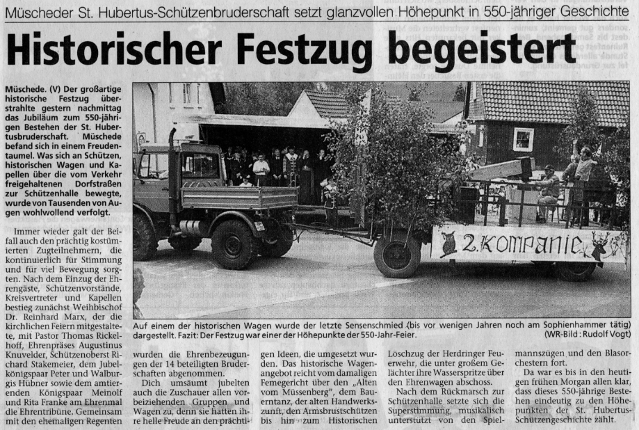 Westfalenpost 05.06.2000