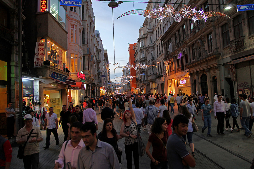 Die Istikal Caddesi...