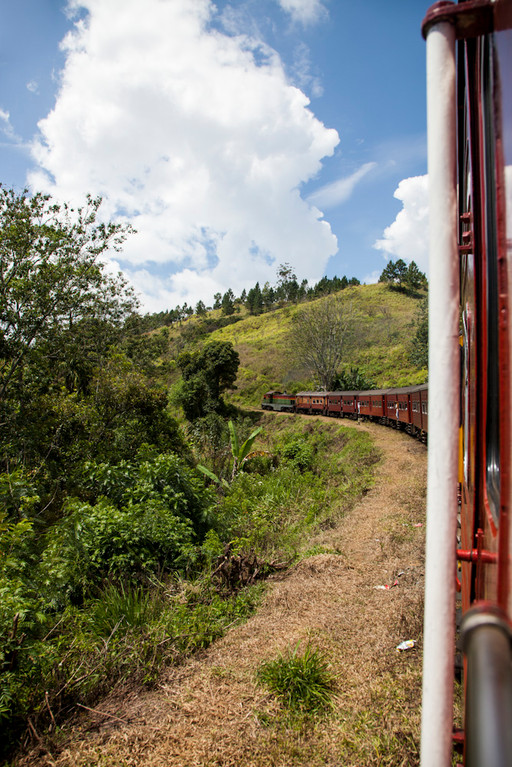 Zugfahrt nach Kandy