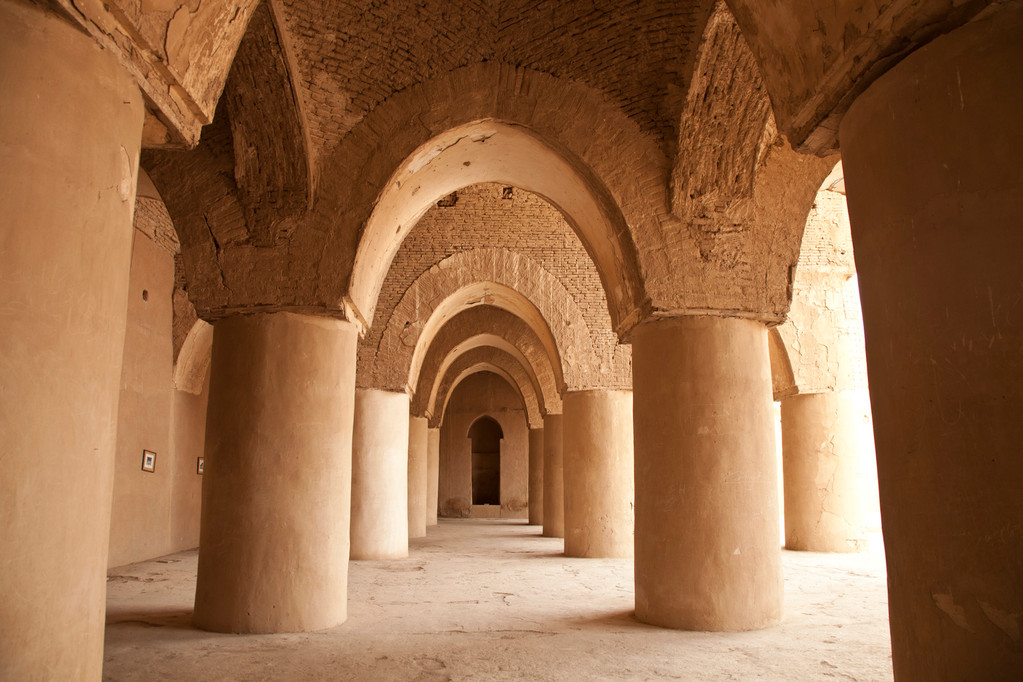 in der ältesten Moschee des Landes