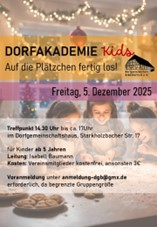 Dorfakademie Kids: Plätzchenbacken