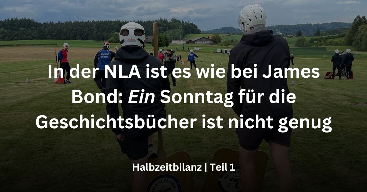 In der NLA ist es wie bei James Bond: Ein Sonntag für die Geschichtsbücher ist nicht genug