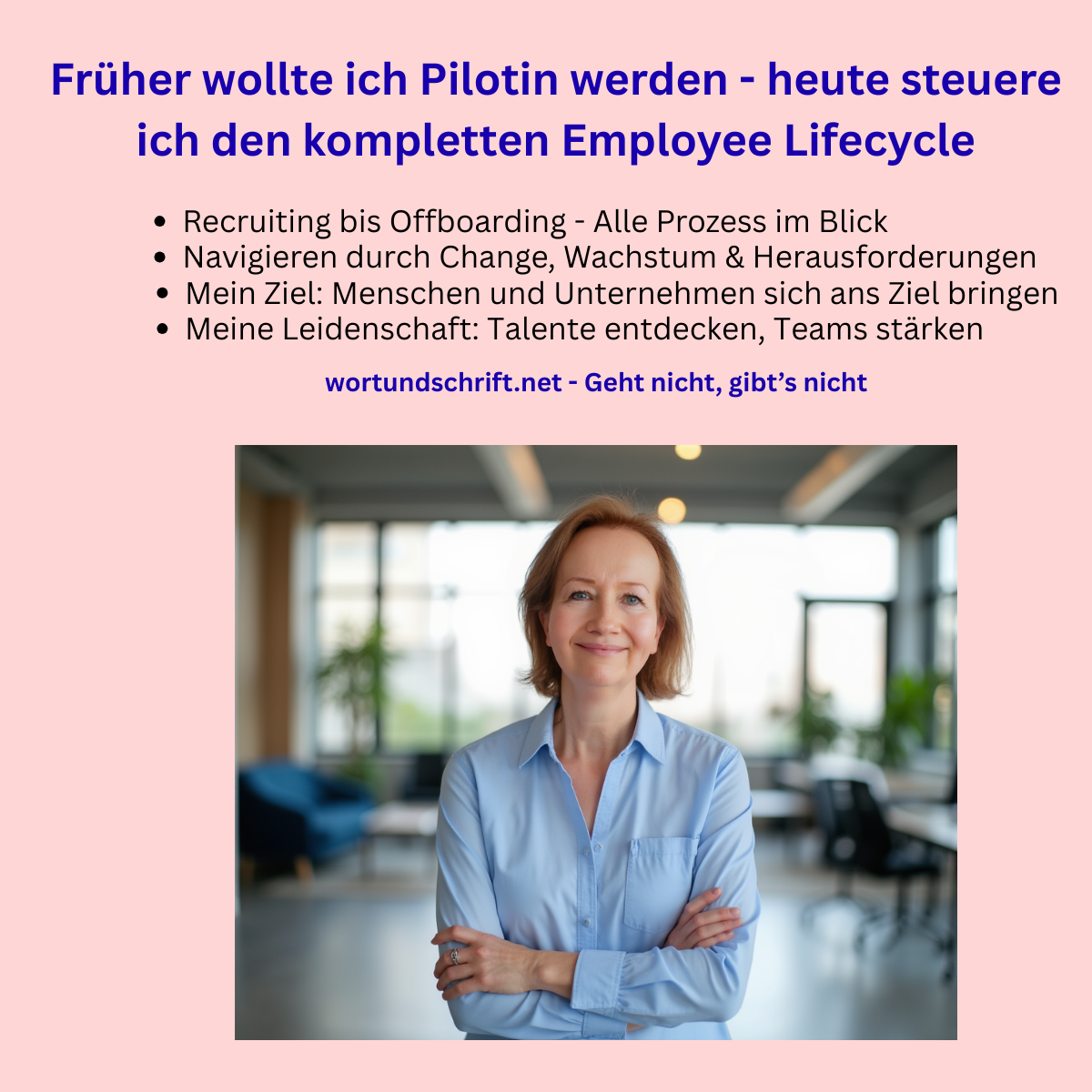 Früher wollte ich Pilotin werden - heute steuere ich den Employee Lifecycle