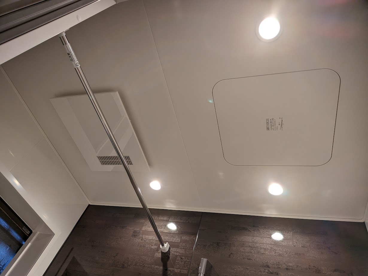 施工後　浴室暖房乾燥機