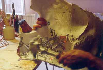Atelierarbeiten in Cabo de Gata, Andalucia, Spain und u.a. auch im Kunsthaus Tacheles (2003 - 2005) Berlin, Deutschland.