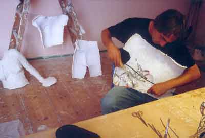 Atelierarbeiten in Cabo de Gata, Andalucia, Spain und u.a. auch im Kunsthaus Tacheles (2003 - 2005) Berlin, Deutschland.