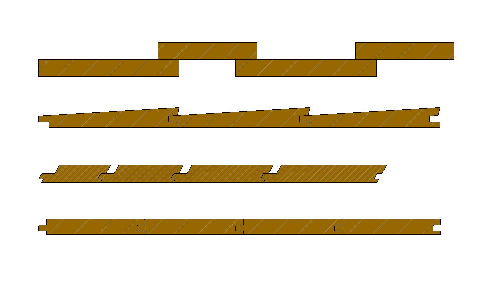 Fassadenprofile in Holz
