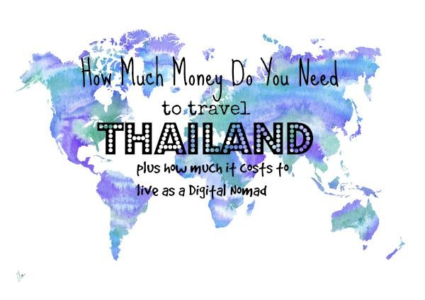how much do you need to travel to Thailand?
