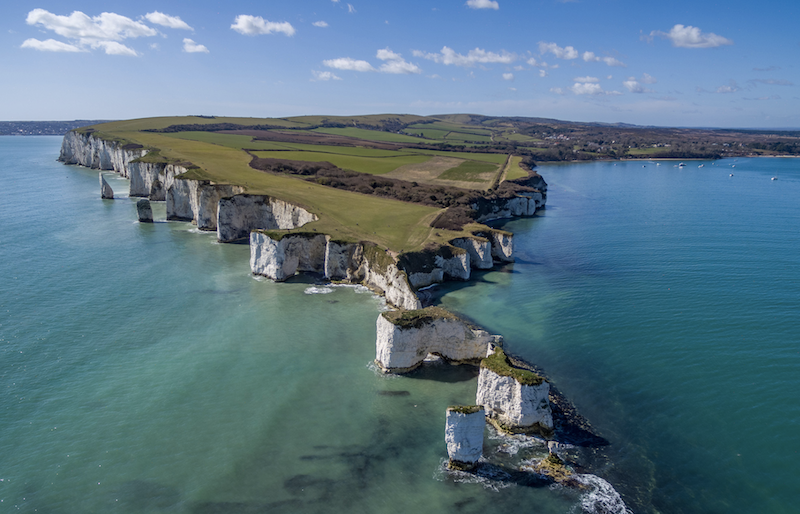 Old harry rocks . Photo credit Dorset Leisure holidays