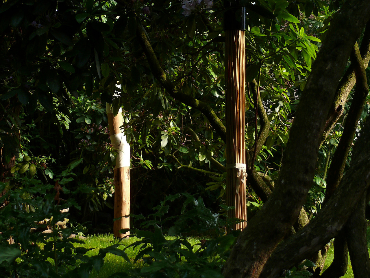 Martial arts in the garden MOKU BUKI Karate Kobudo Equipment