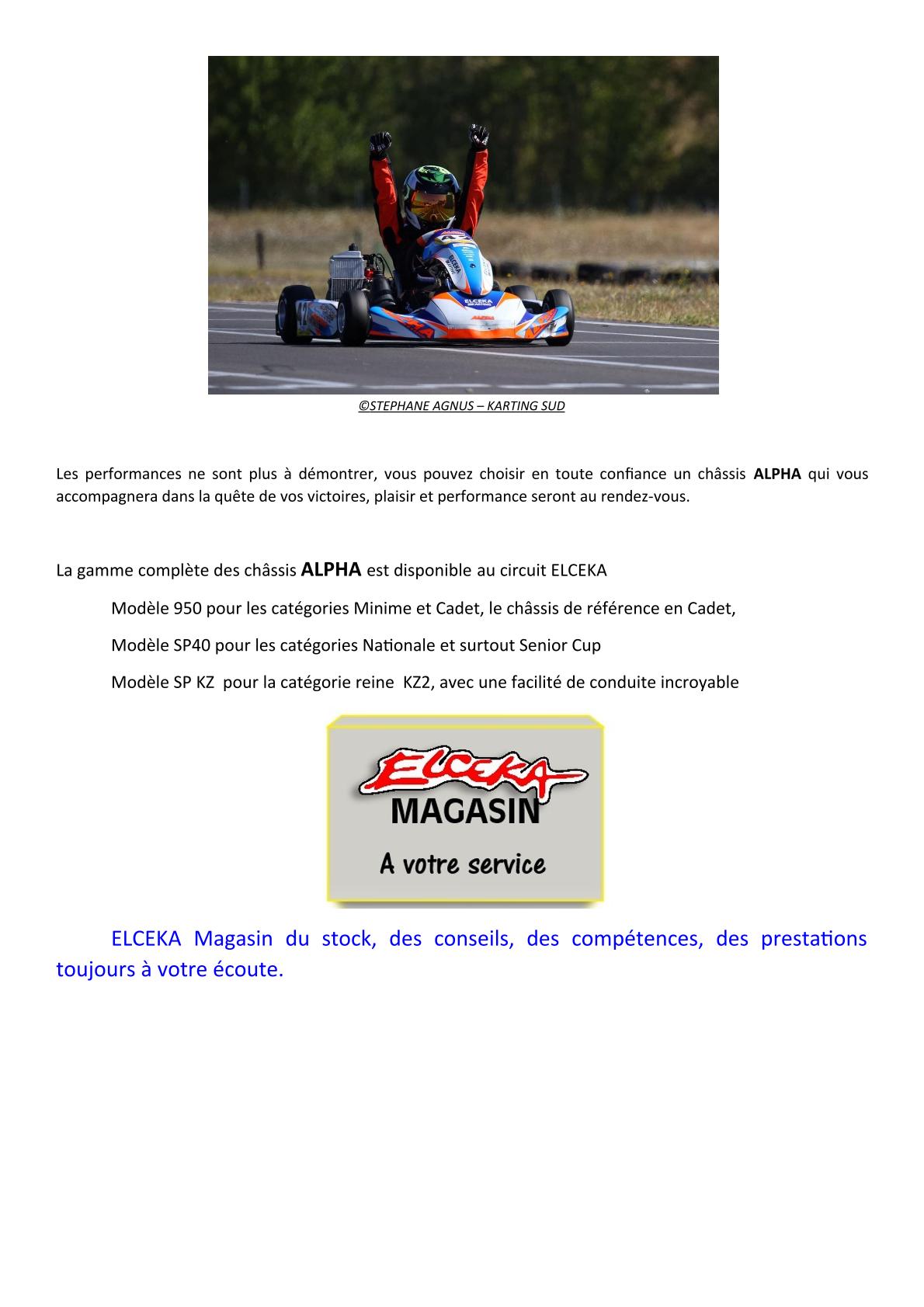 COMMUNIQUE ELCEKA KARTING SEPTEMBRE - OCTOBRE 2021 PAGE 2 sur 2