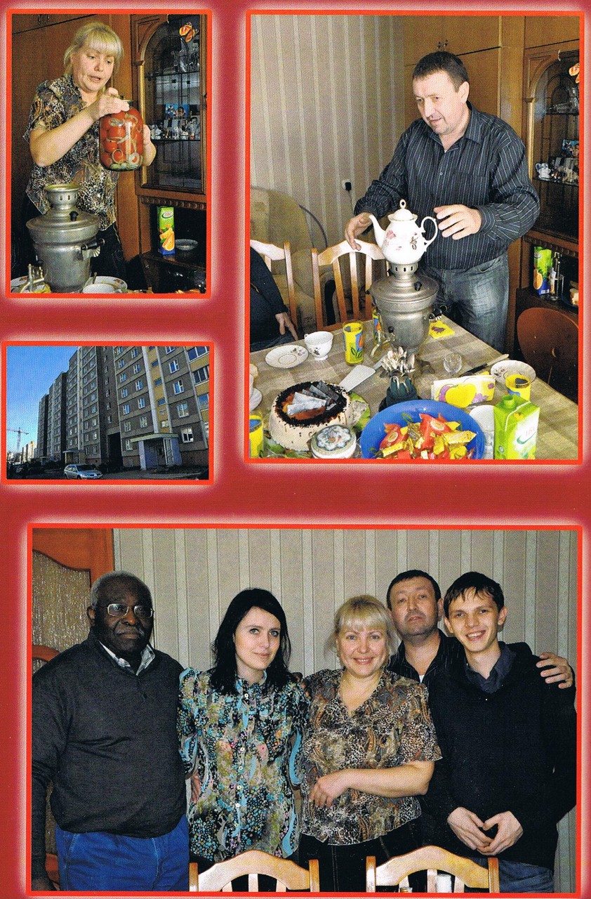 Artom, Nastja u. Eltern, Minsk 2010