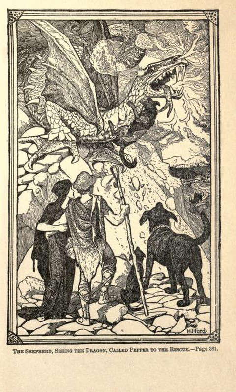 Henry Justice Ford and His Pictures of Dragons myfairyland
