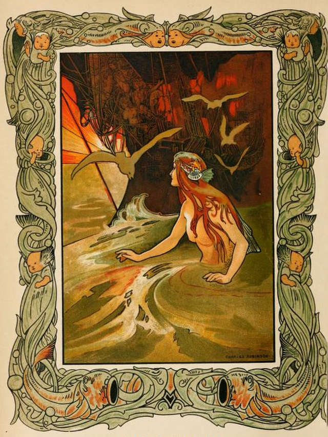 Little Mermaid by Charles Robinson