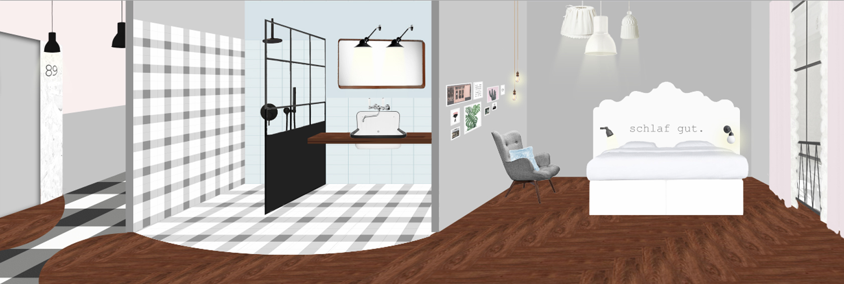 moodboard interior design architektur adesso hotel göttingen kassel zimmer karo laura nasim enshaie