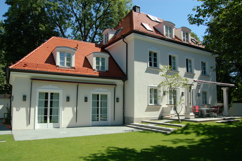 Fassaden: witterungs- und umweltfest, Villa Bogenhausen
