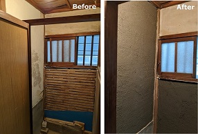 戸建て内装壁改修工事