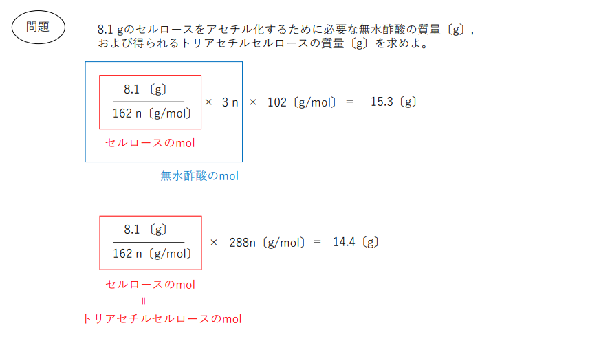 高分子の計算 - タナカノカガク(医学部受験のための化学) 高分子の計算 - タナカノカガク(医学部受験のための化学)
