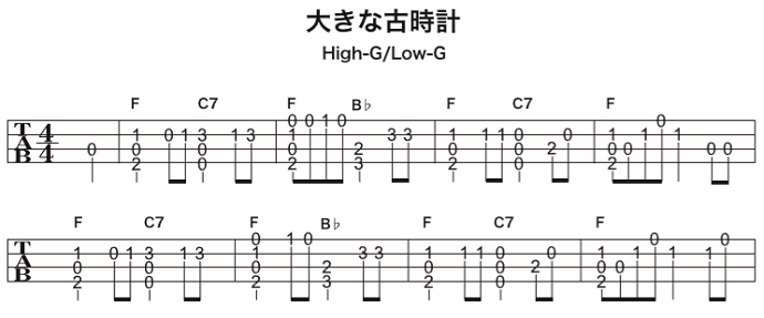楽譜 ウクレレ