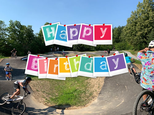 Happy Birthday lieber Pumptrack!