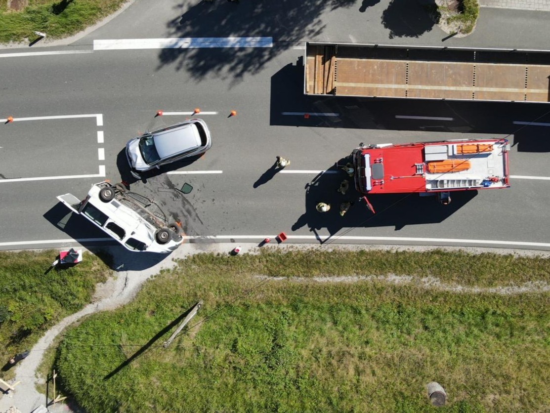 Verkehrsunfall auf der B158