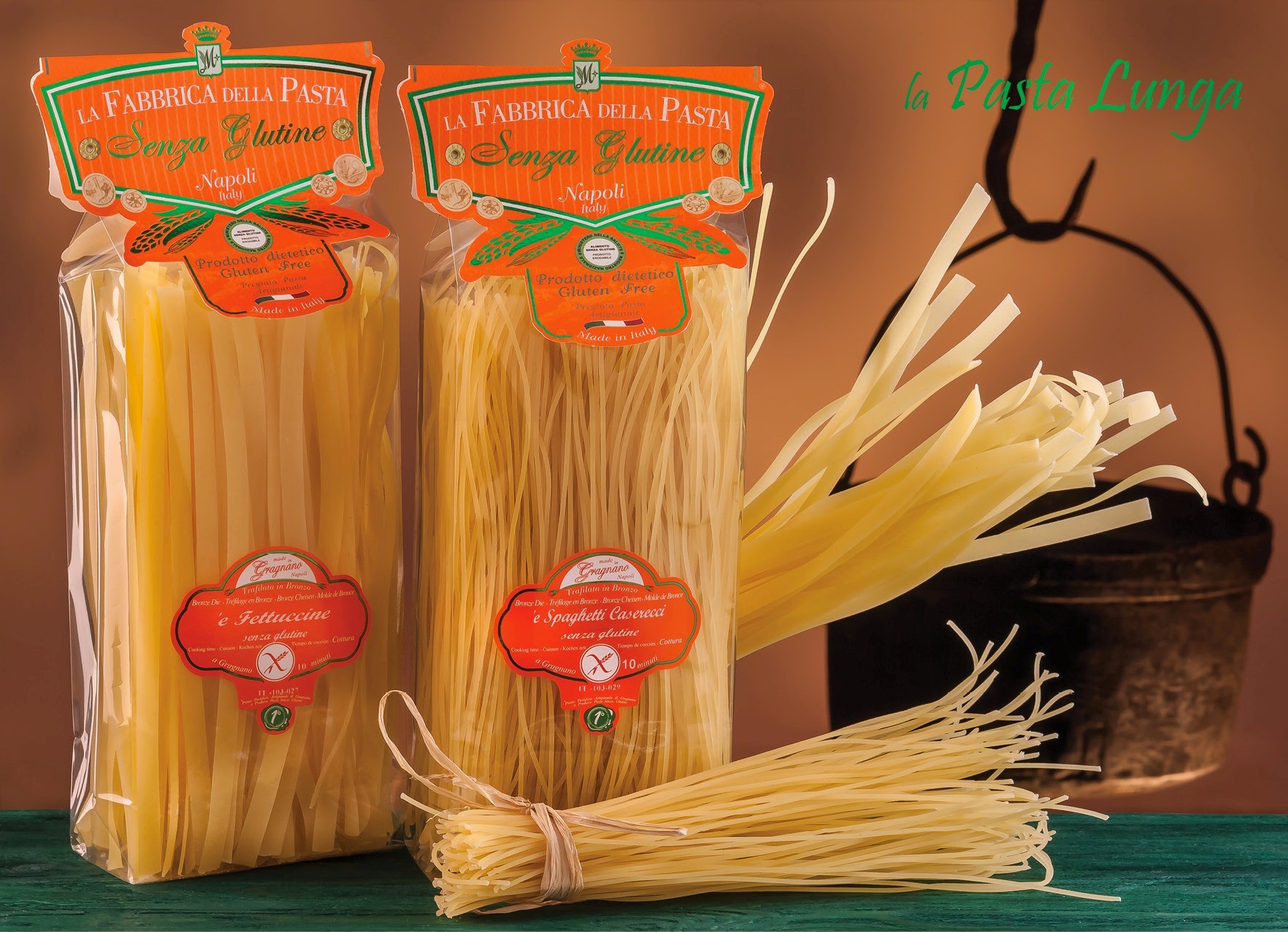 Pasta senza glutine di Gragnano. I nostri Formati i più belli, grandi
