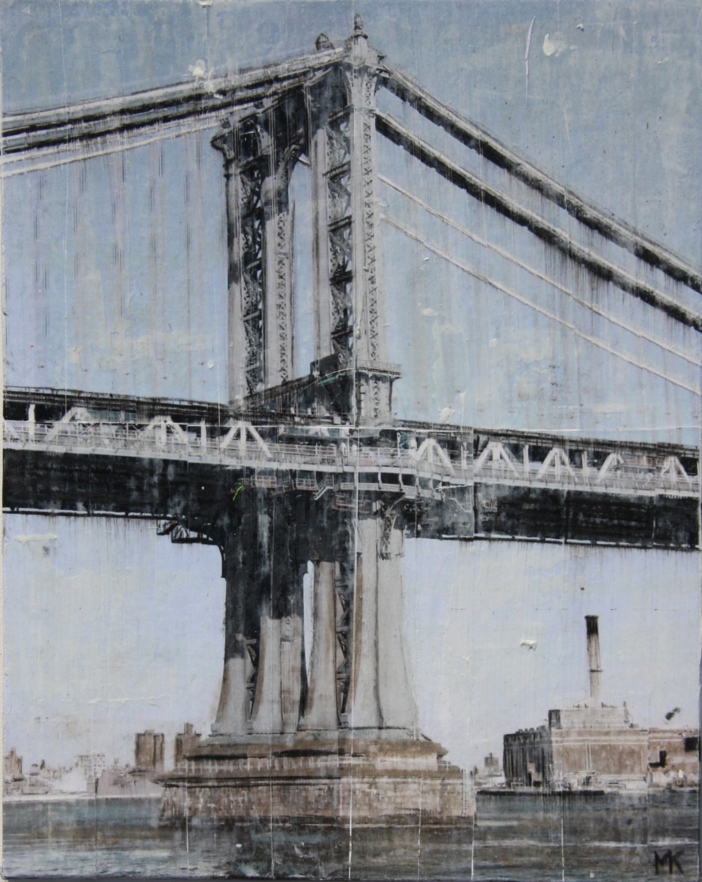 New York - Brücke (24x30cm)