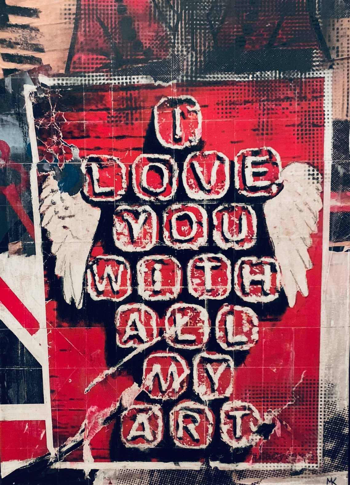 London_I love You with all my Art_50x70cm