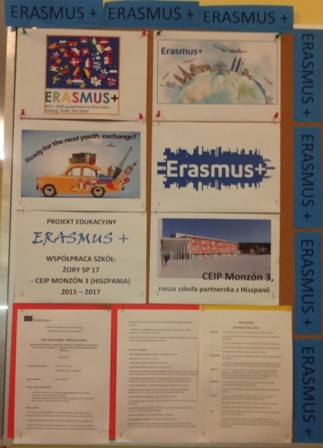 Kącik Erasmusa+ w naszej szkole - tu znajdziesz informacje o projekcie "The Same English, Different Minds"