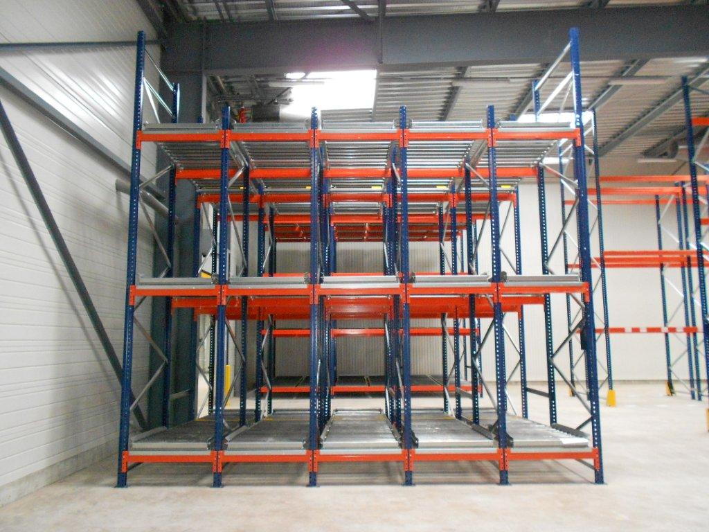 Rayonnage à palettes dynamique à Toulouse