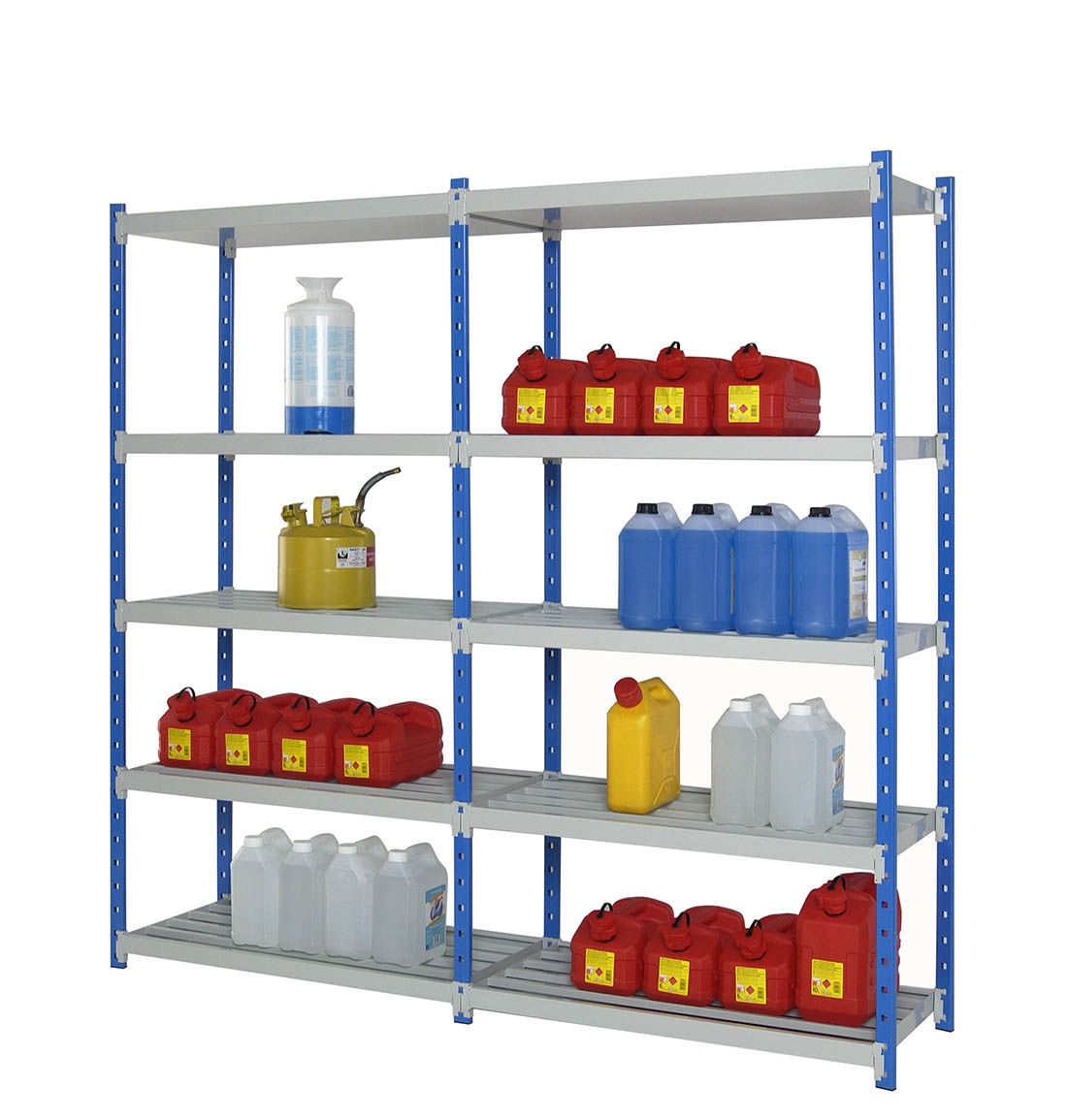 Rayonnage avec rétention