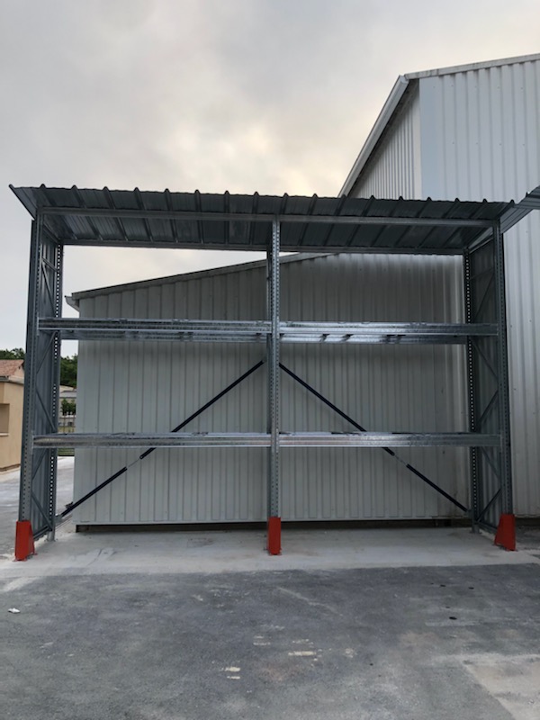 Rack palettes avec toit Sisam