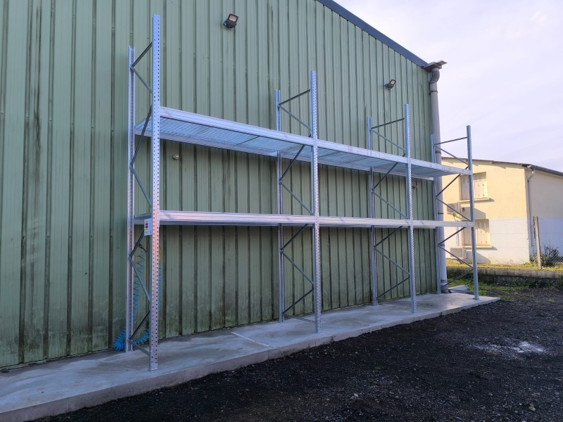 Rack palettes galvanisé en Occitanie