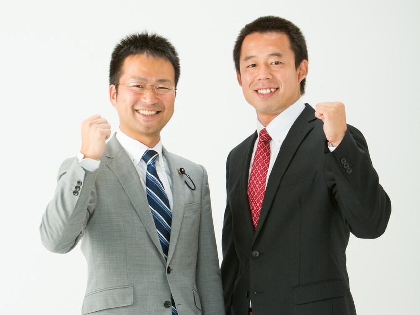 撮影のため市内のスタジオへ 島根県議会議員 出雲市 日本共産党 大国陽介 撮影のため市内のスタジオへ 島根県議会議員 出雲市 日本共産党 大国陽介