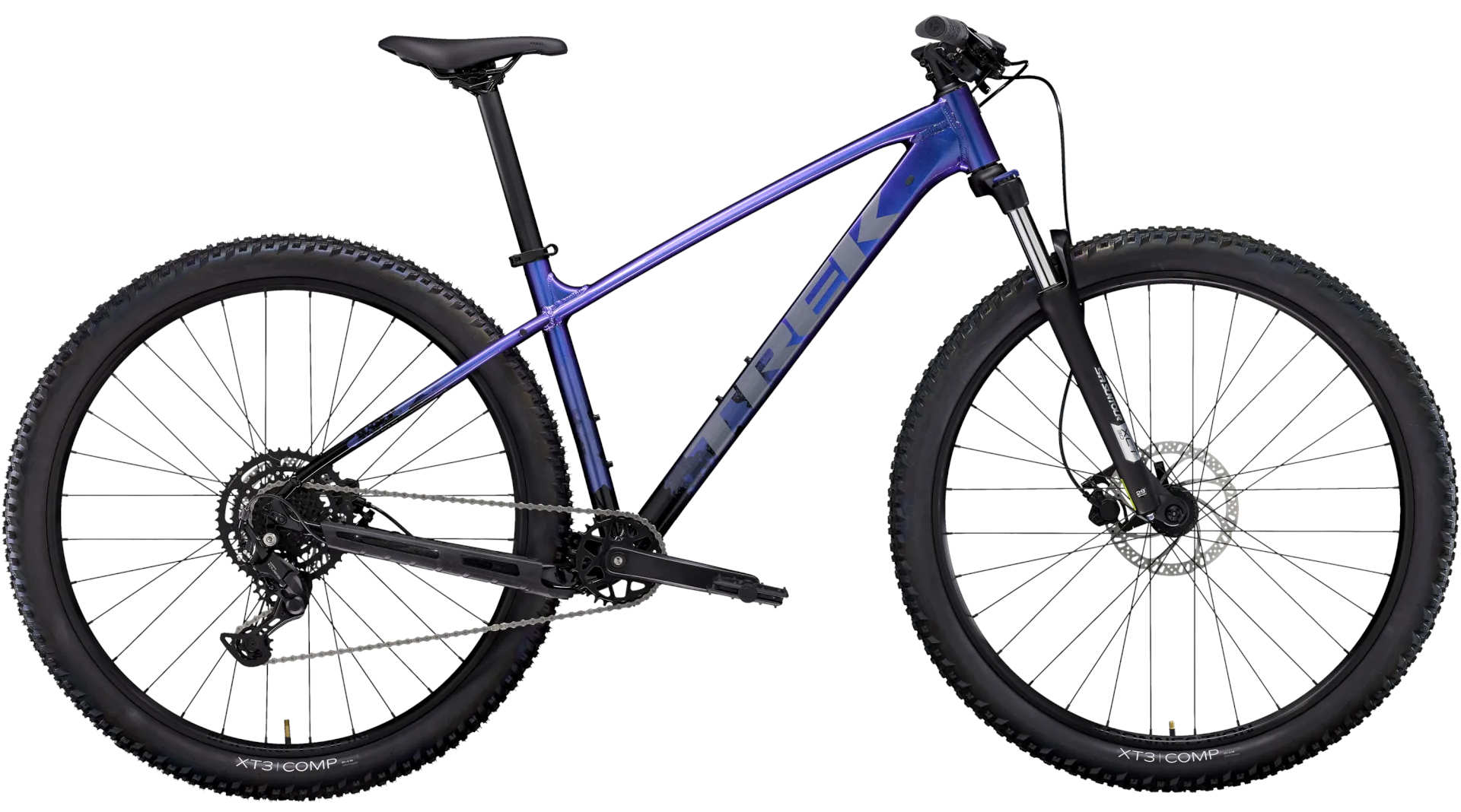 Mountainbike TREK Marlin 5 purple flip