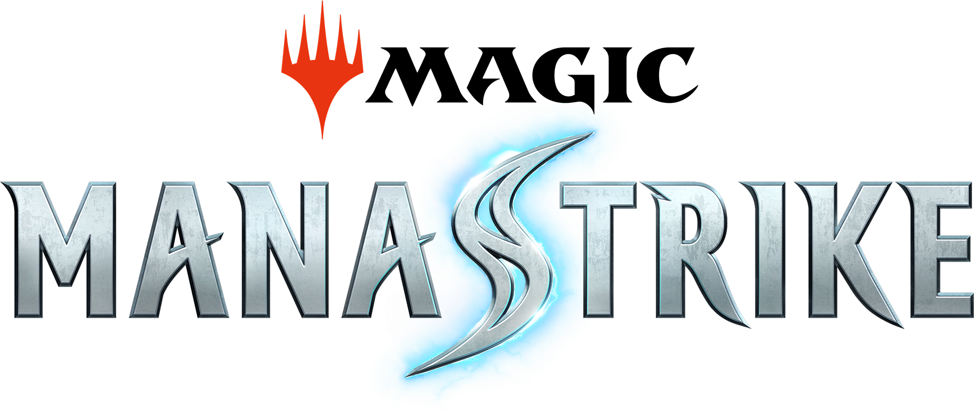 ManaStrike logo black strong shine 