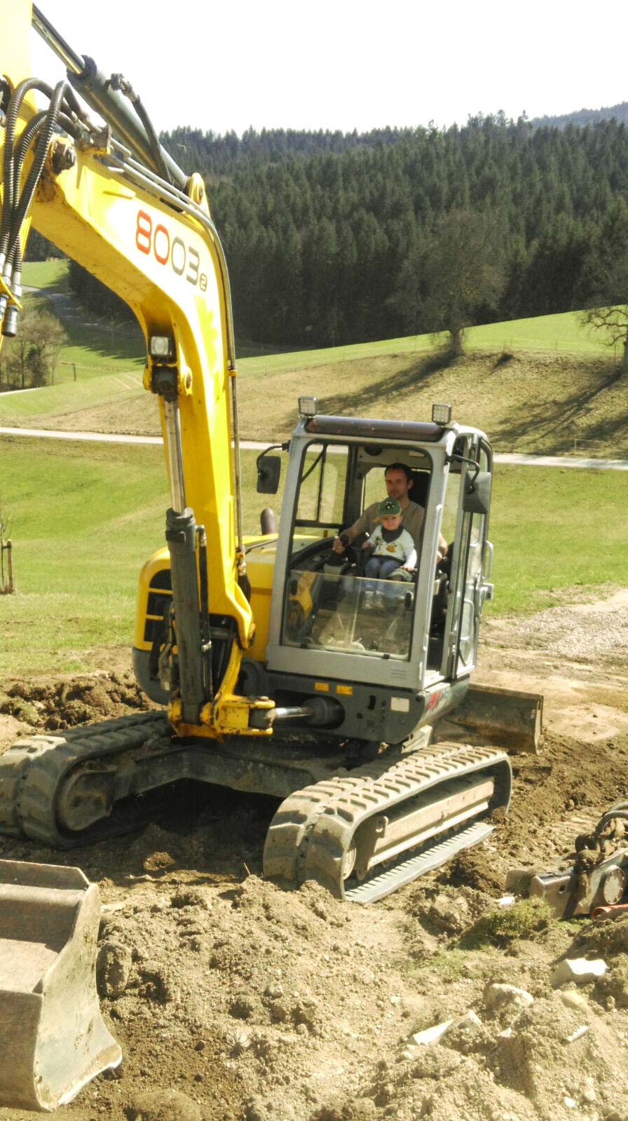 BAGGER-ARBEITEN