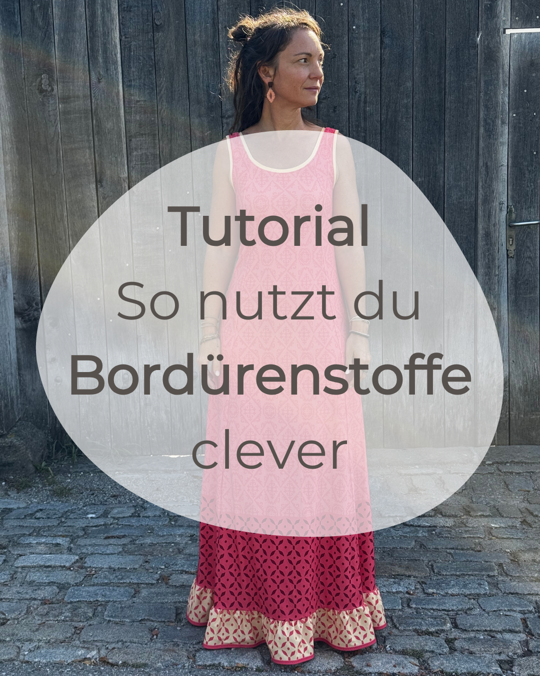 Lieblingskleid mit Musterverlauf