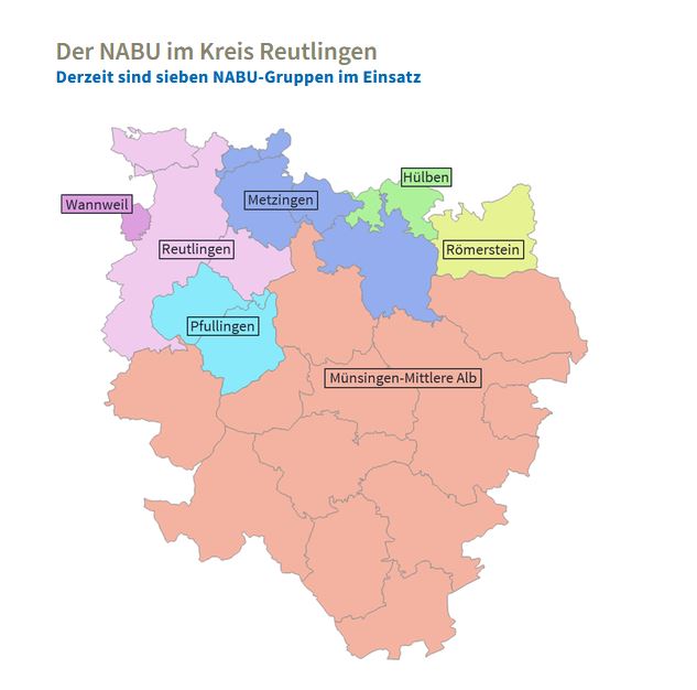 Unsere benachbarten Gruppen und Gebiets-Zuständigkeit (c/o Tamara Ayoub)