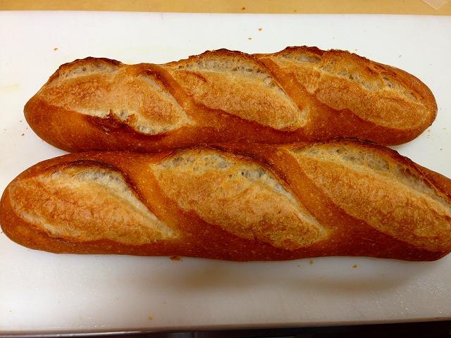 フランスパンです。鹿児島パン教室騎射場校。