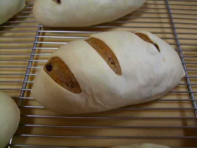 レーズンとクルミのパンです。鹿児島パン教室騎射場校。