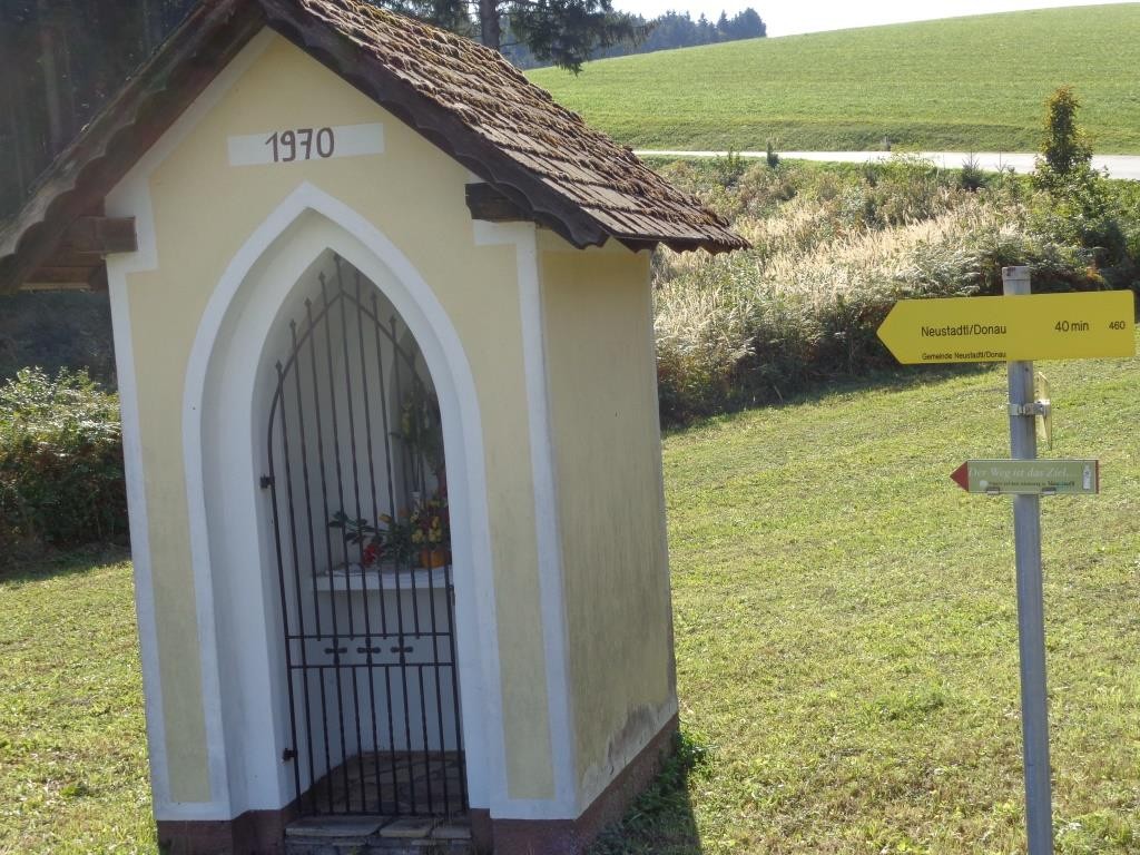 Kapelle am Rückweg nach Neustadtl an der Donau