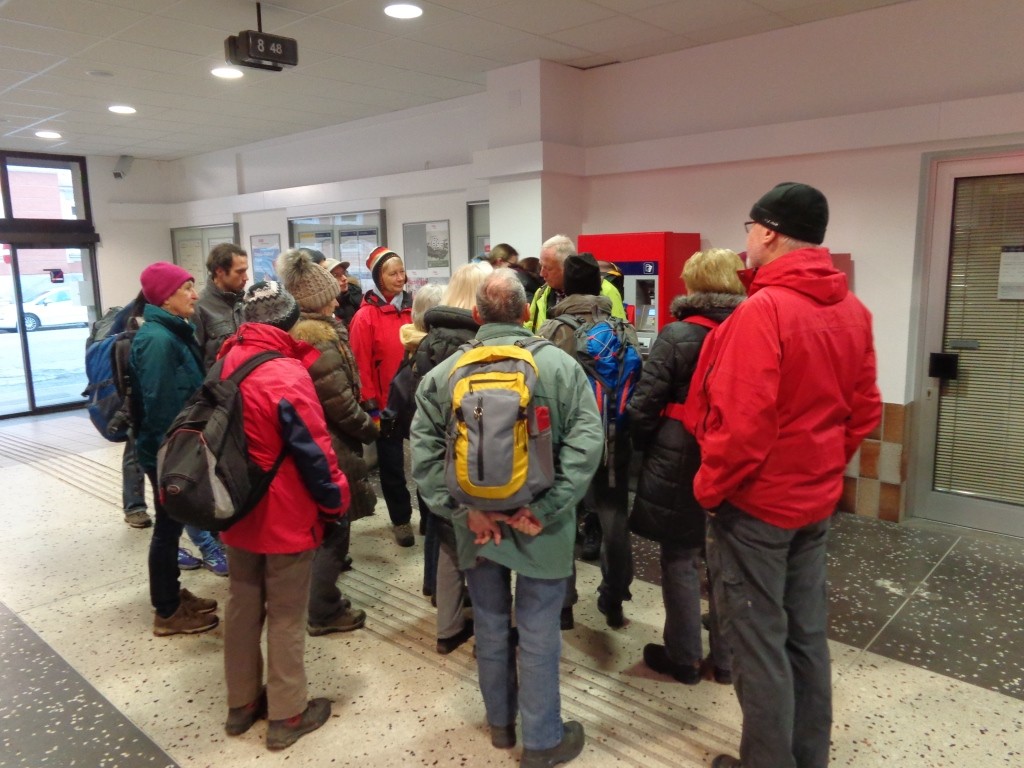 Treffpunkt mit Erika und Fritz und den Steyrer Freunden am Bahnhof Steyr